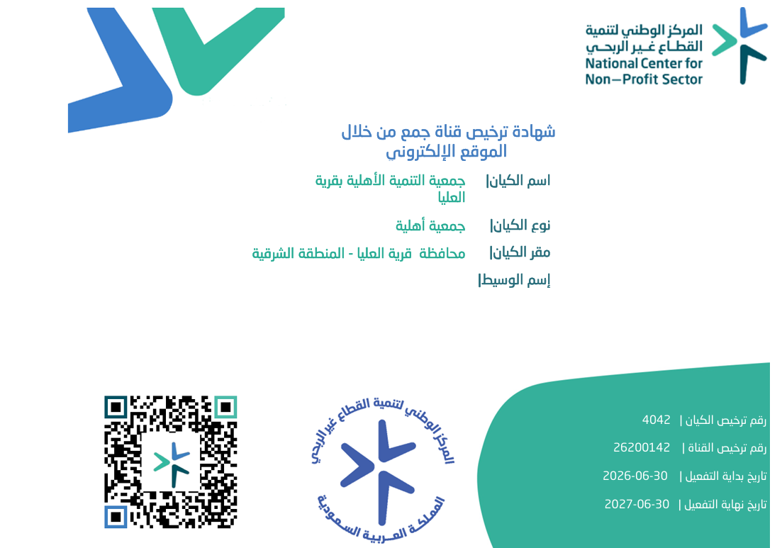 ترخيص جمع التبرعات